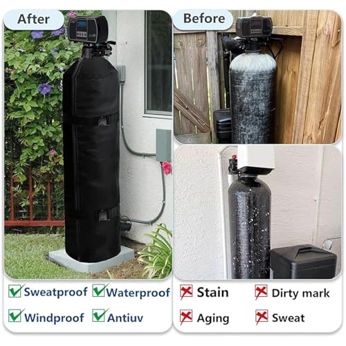 Funda para Ablandador de Agua Exterior con Ventana Transparente 13x54in miniatura 3