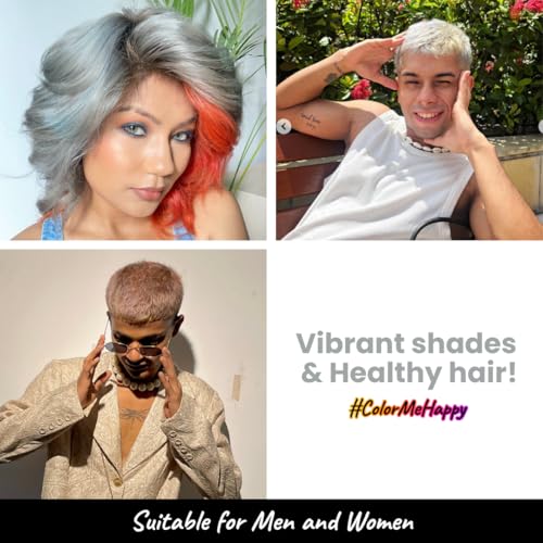 Image of 2.Oh! Italian- Steel Grey Hair Color For Women & Men | Ammonia-Free DIY Semi Permanent Hair Color | Enriched with Argan Oil | Lasts upto 5-6 Washes