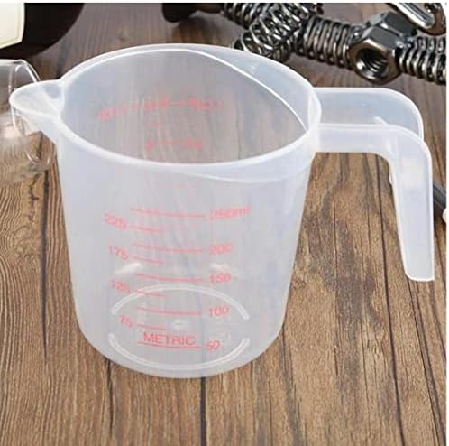 Onsinic Measuring Cup Jug 250ml Flour Sugar Water Measure Recipe Plastic Pour Spout Baking Kitchen Pastry Tool