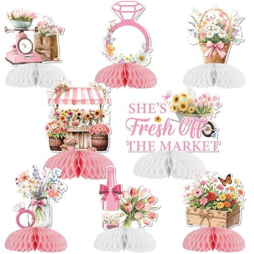 Décorations florales en nid d'abeille : centres de table volumineux et pliables