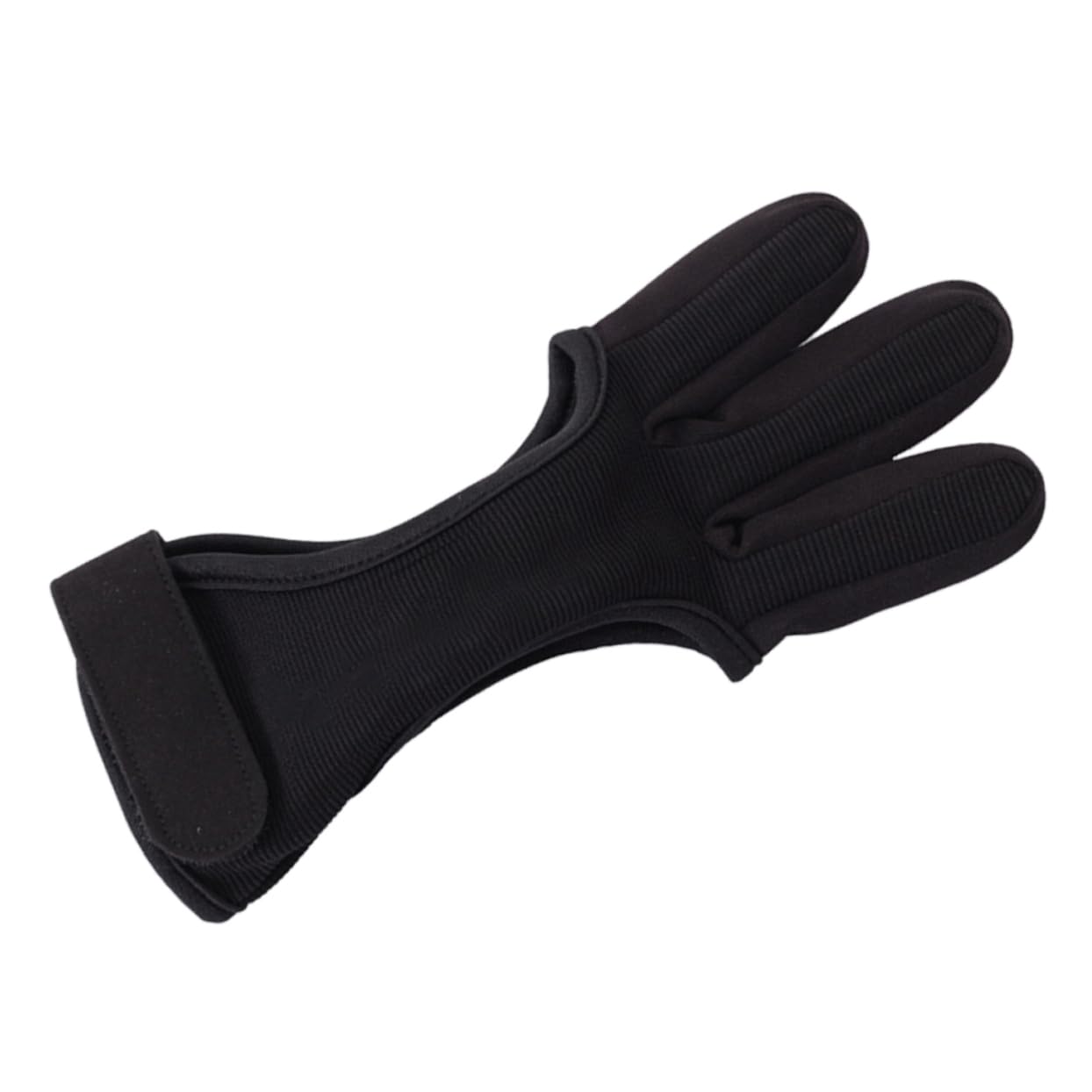 GOOHOCHY 1Pc Black Glove Finger Protection Comfortable and Wear Resistant Arrow Accessory for Shooting and Hunting for Beginners and Professionals
