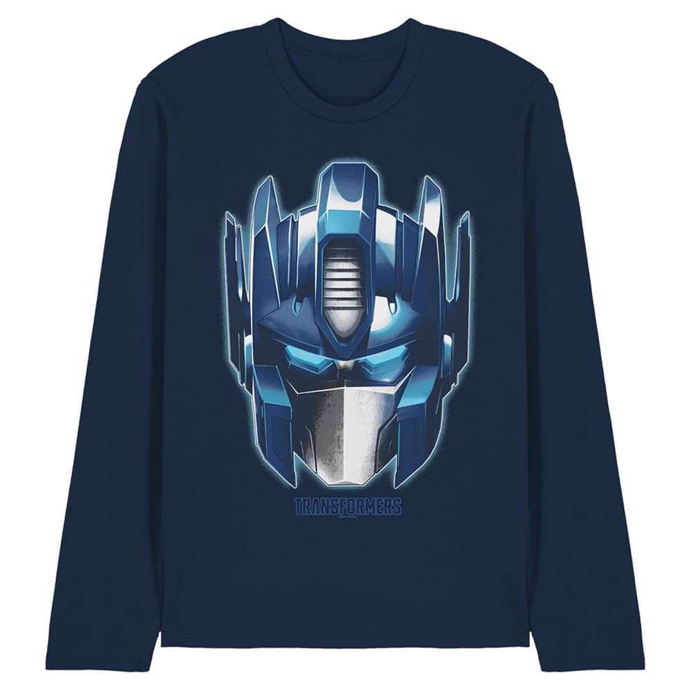 T-Shirt Manches Longues Transformers Optimus en Coton Doux Taille S