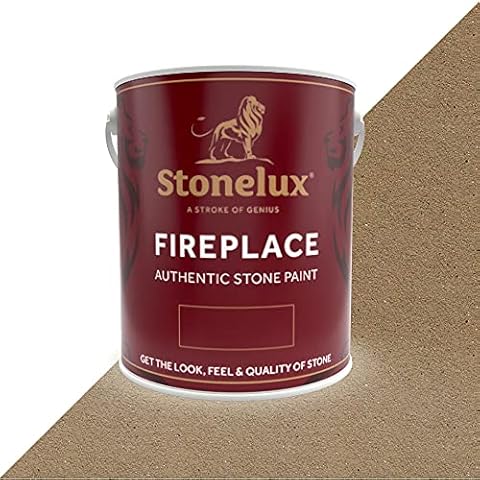 2.5 Litre Stonelux Heat Resistant Fireplace Paint Cover
