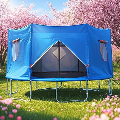Housse de protection trampoline imperméable et résistante au vent - 3