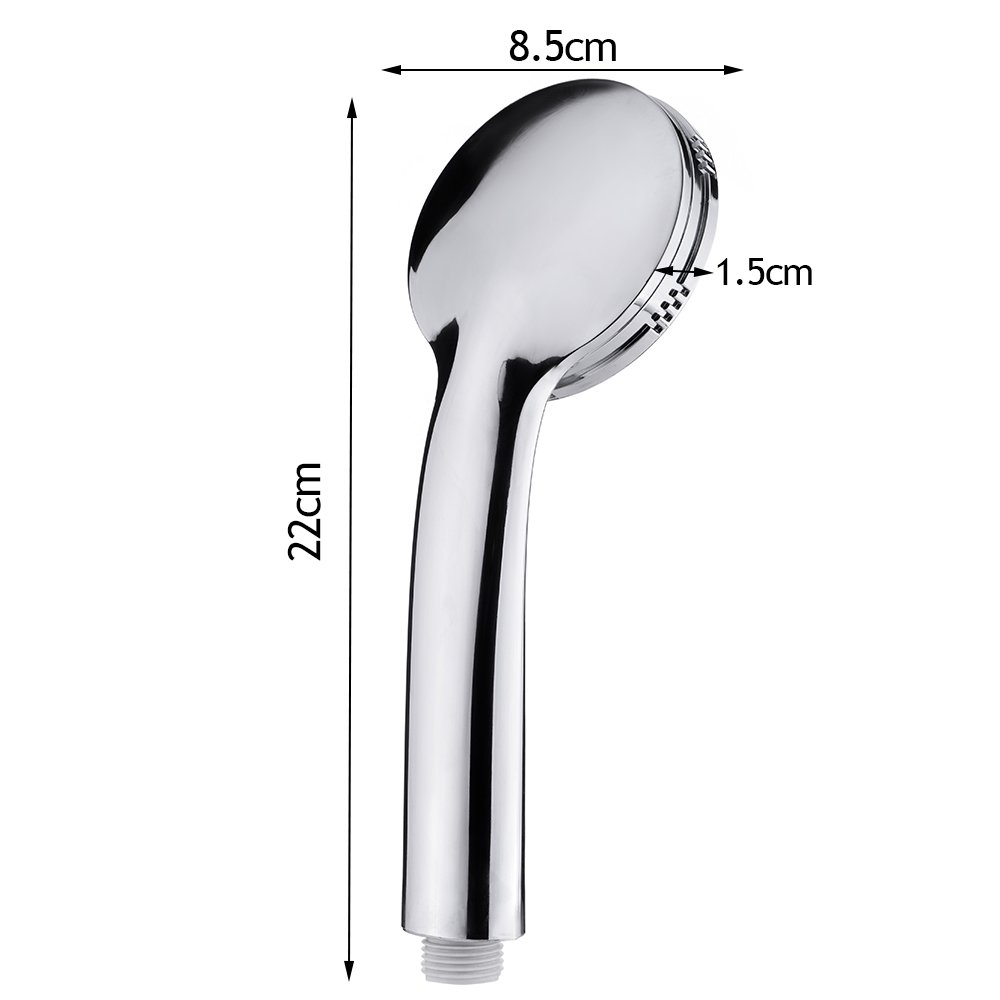 HMTE Soffione Doccia filtrato con Tubo Flessibile Portatile - Soffione Doccia addolcitore d'Acqua Dura - Filtro per soffione Doccia ad Alta Pressione e Risparmio idrico per la Migliore Esperienza Spa