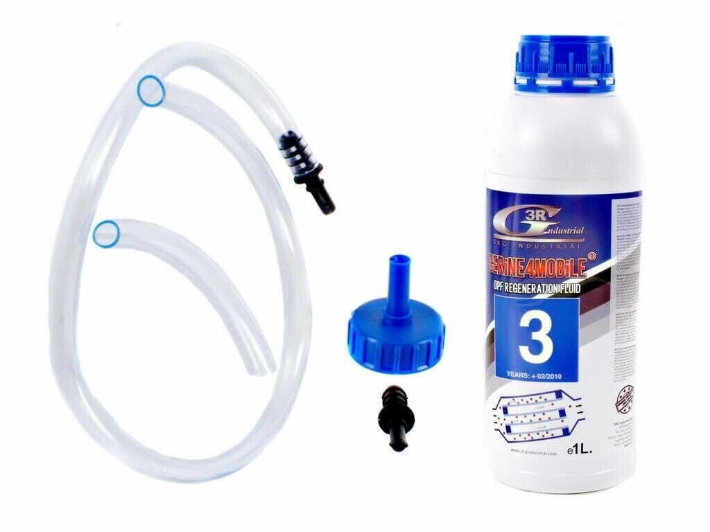 Additif DPF FAP Cérine Powerflex BLEU 1L pour C3 C4 C8 DS5 BERLINGO 3008 5008 RCZ PARTNER EXPERT (2010-) OEM 9736A0 avec