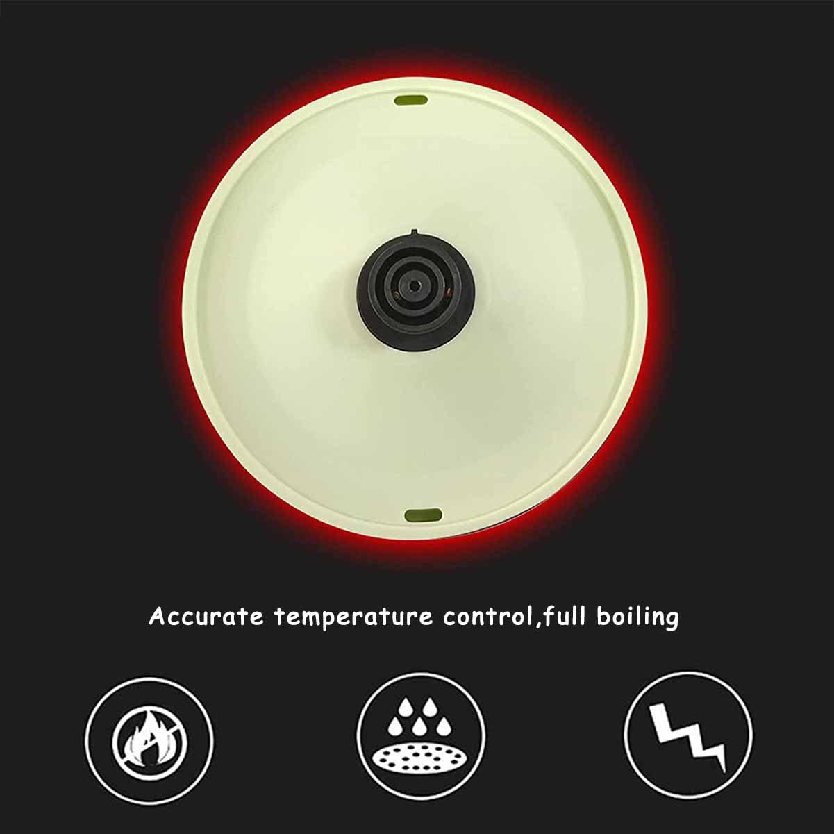 Smart Electric Kettle, 1500 W Smart Electric Kettle, 1,5L podwójna ściana Cool Cool Touch Electric Herbata? Kontrola temperatury przez 12 godzin, kotł wodny z automatycznym wyłączeniem i gotowanie