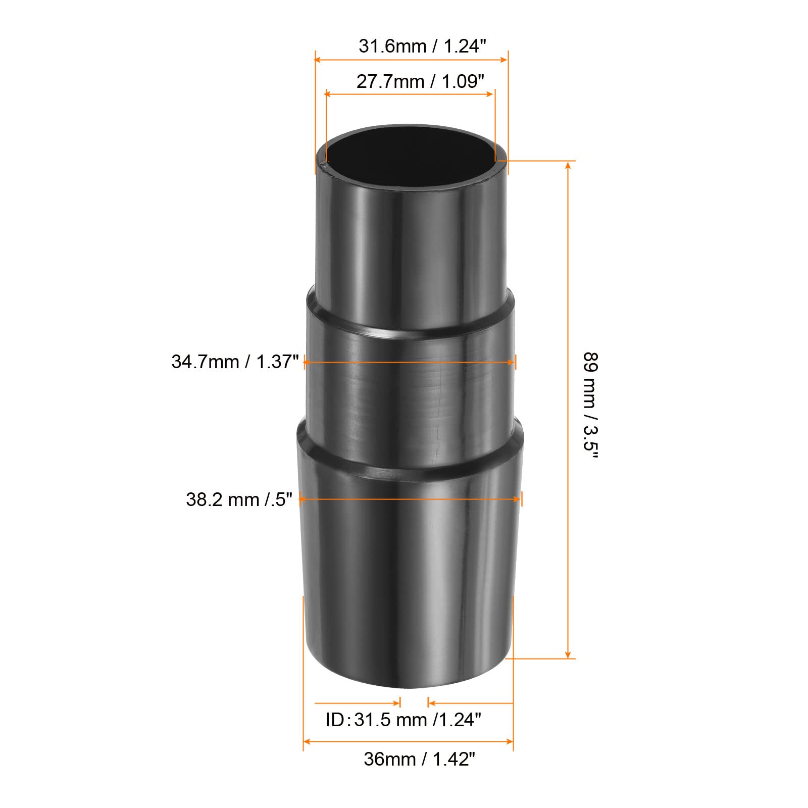 Amazon.com - PATIKIL Vacuum Hose Adapter, 2 Pack Wet/Dry