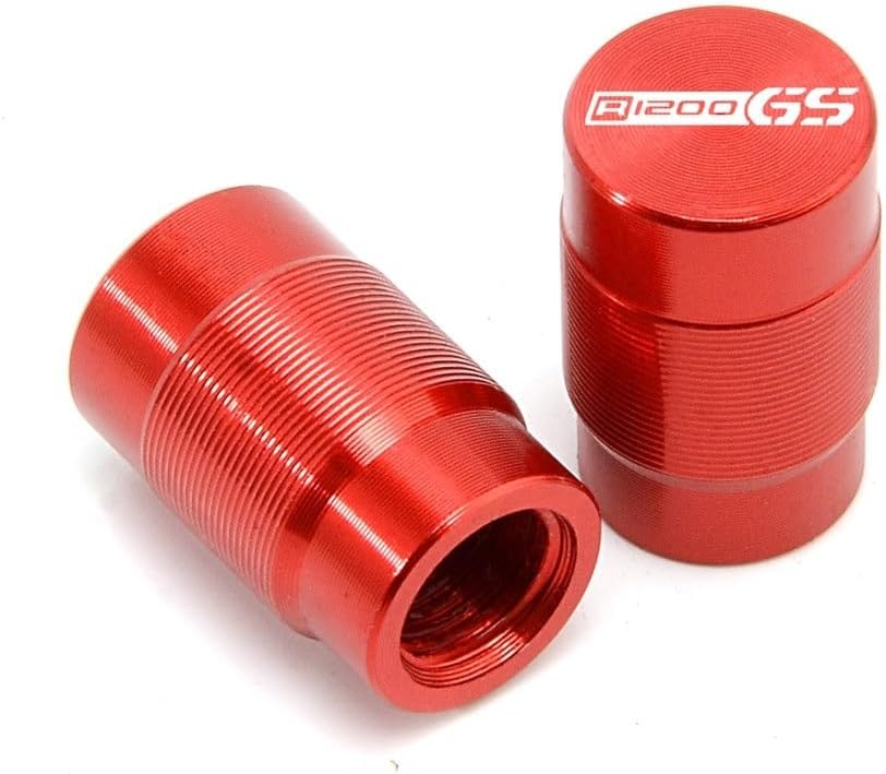 Tapas herméticas M para BMW R 1200 Gs R1200GS Lc Adv de aluminio para válvulas de rueda (tamaño  rojo)