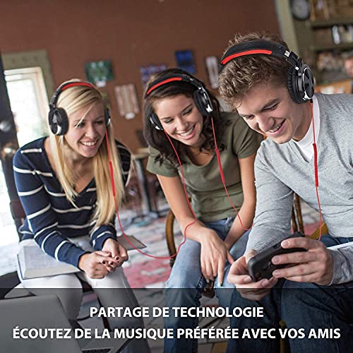 OneOdio Casque Audio Filaire, PC Casque DJ, Casque Basse avec Les Haut-Parleurs de 50 mm, Technologie de Partage de… - Les Beatles, Paul McCartney, John Lennon, RIngo Starr, George Harrison OneOdio Casque Audio Filaire, PC Casque DJ, Casque Basse avec Les Haut-Parleurs de 50 mm, Technologie de Partage de… – Image 7