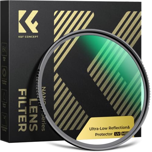K&F CONCEPT UV Filter 49mm Ultra-niedrige Reflexion & 9H Härte Schutzfilter
