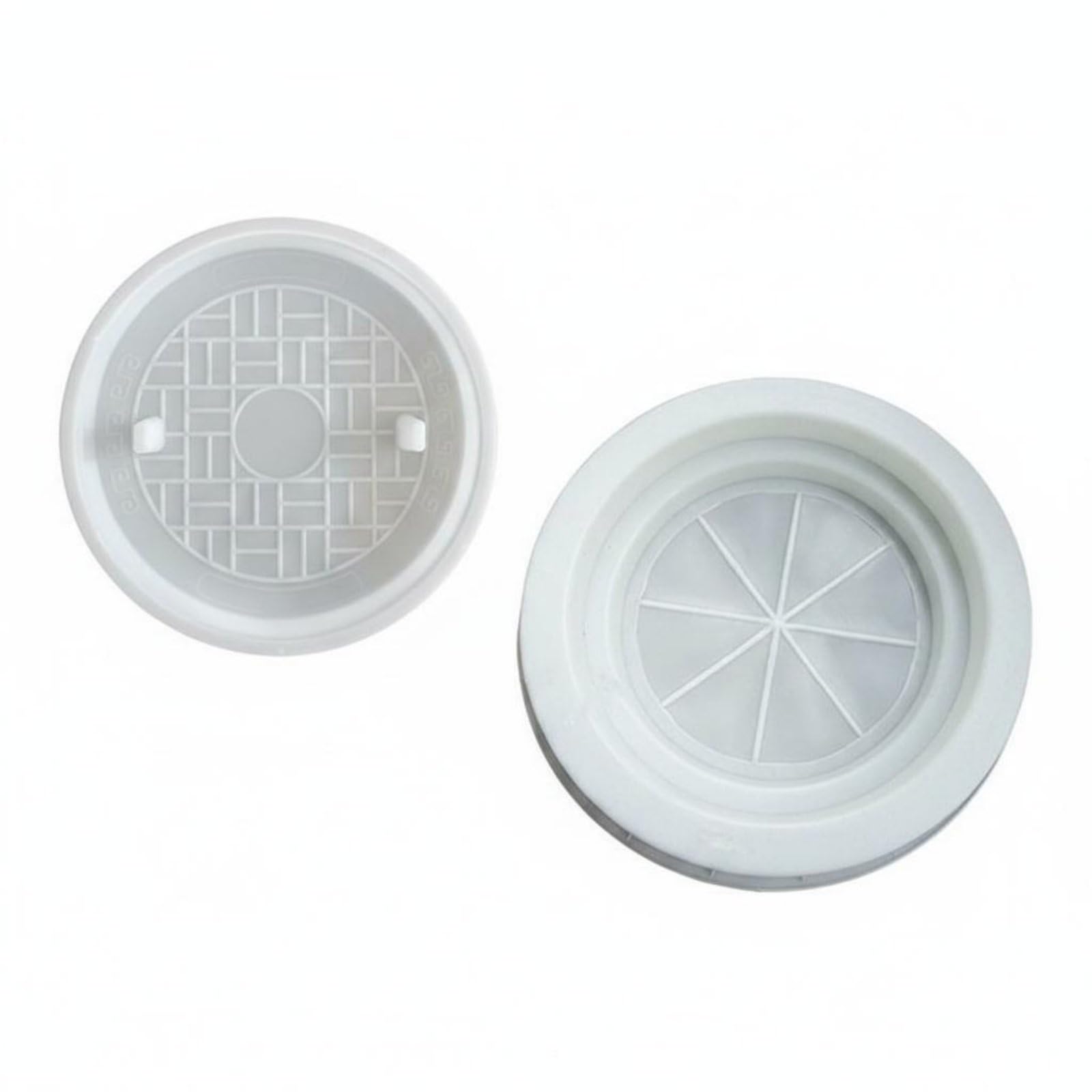 Tapa de Pozo de Hormigón Molde Encofrado Plantilla Aro Fabricada en Polipropileno para Fundición Rápida de Piezas Circulares con Alta Resistencia, 50 Cm X 6 Cm