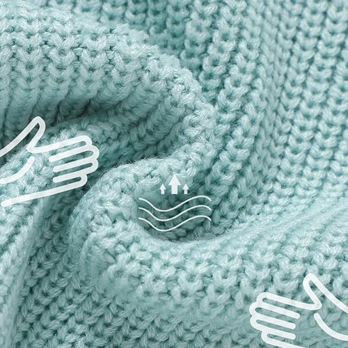 Baby Boys Girls Pullover Sweater Long Sleeve Bunny Embroidery Round Collar Knit Sweaters Winter Warm Tops4