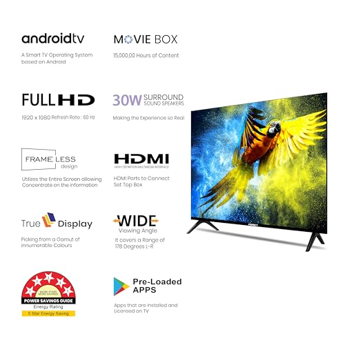 Image of Foxsky 101.6 cm (40 inches) Full HD Smart LED TV 40FS (Black)