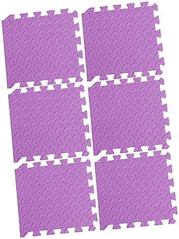 Home 146 Kisangel 6pcs Foam Play Mats Foam Puzzle Foam Exercise Mat EVA Puzzle Play Mat Interlocking Puzzle Exercise Mat for Kids Fitness Mat Carpet Floor Square Brick
