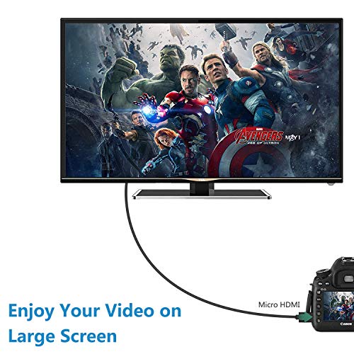 FOINNEX Cavo Micro HDMI a HDMI Sottile 0.6M