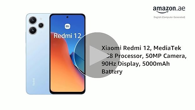 Xiaomi Redmi 12 (Sky Blue 8GB RAM, 256 Storage) - MediaTek