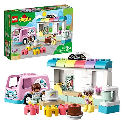 LEGO DUPLO Town Bakery 10928 Educational Play Café Toy for Toddlers, Great Gift for Kids Ages 2 and over, New 2020 (46 Pieces)