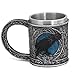 Caneca Chope nordique viking Odin Raven étoile