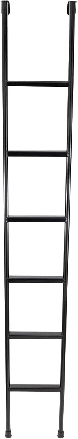 RecPro RV Bunk Ladder 85" | Black | Mounting Brackets Included | Aluminum | Made in USA