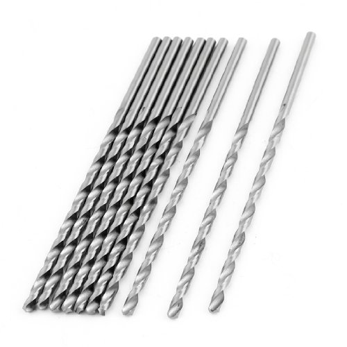 Aexit 10PCS Split Tool Holder Point Straight Drill Hole Fully Ground Spiral Twist Drill Bits 3.0mm Dia Model:57as72qo143