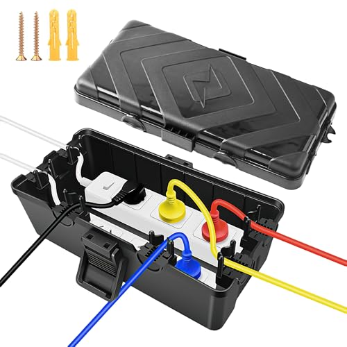 Boîte à Câbles Étanche IP55 Grande Taille, Coffret Electrique Etanche, Boîte électrique d'extérieur, Boitier de Protection Électrique Extérieur pour...