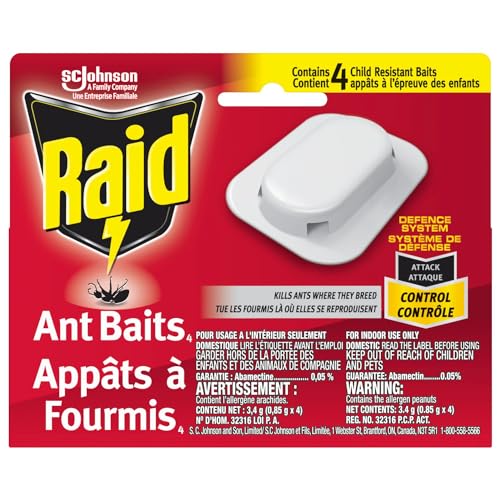 Raid Ant Killer Baits And Traps For Indoor Use, Child Resistant, 4 Count