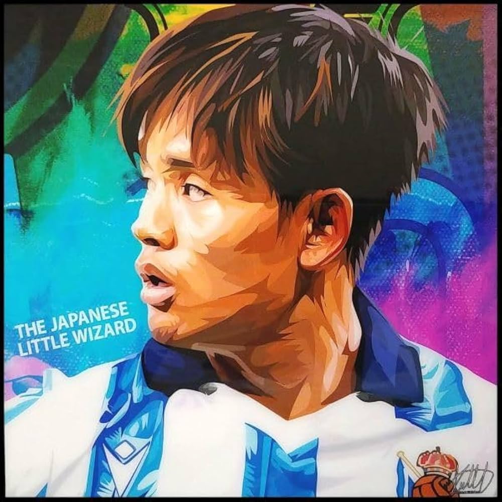 【はやと様連絡専用、新品 No 692】 ポップアートパネル 久保建英 サッカー 新品 No 692】 ポップアートパネル 久保建英 サッカー : ポップ