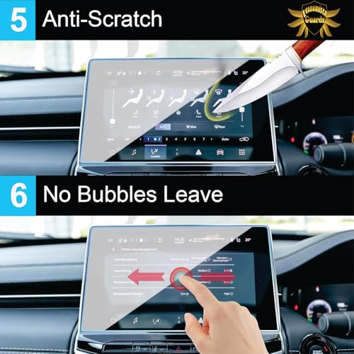Image of Economista ☆☆☆☆☆ Drive In Luxury With 9H Hardness Car Screen Protector! Scratch & Water Resistant For Premium Protection! Specifically Tailored For Toyota Hyryder S Variant [Matte, (7 Inch)]