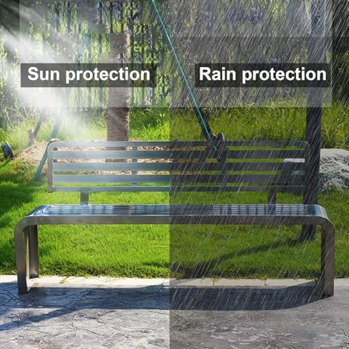 Stainless Steel Backless Bench for Indoor/Outdoor Use, Weatherproof Metal Garden Patio Seating, 500 kg Capacity, Perfect for Porches and Gardens (120cm/47in)
