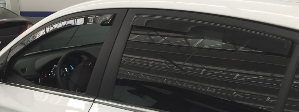 Deflectores Compatible con Hyundai IONIQ | 2016-2021 Derivabrisas Delanteros + Traseros