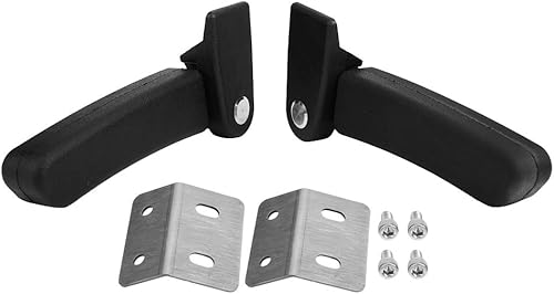 Fydun Reposabrazos del pasajero de la motocicleta ABS plástico del pasajero trasero plegable caja superior caja del asiento trasero apoyabrazos kit