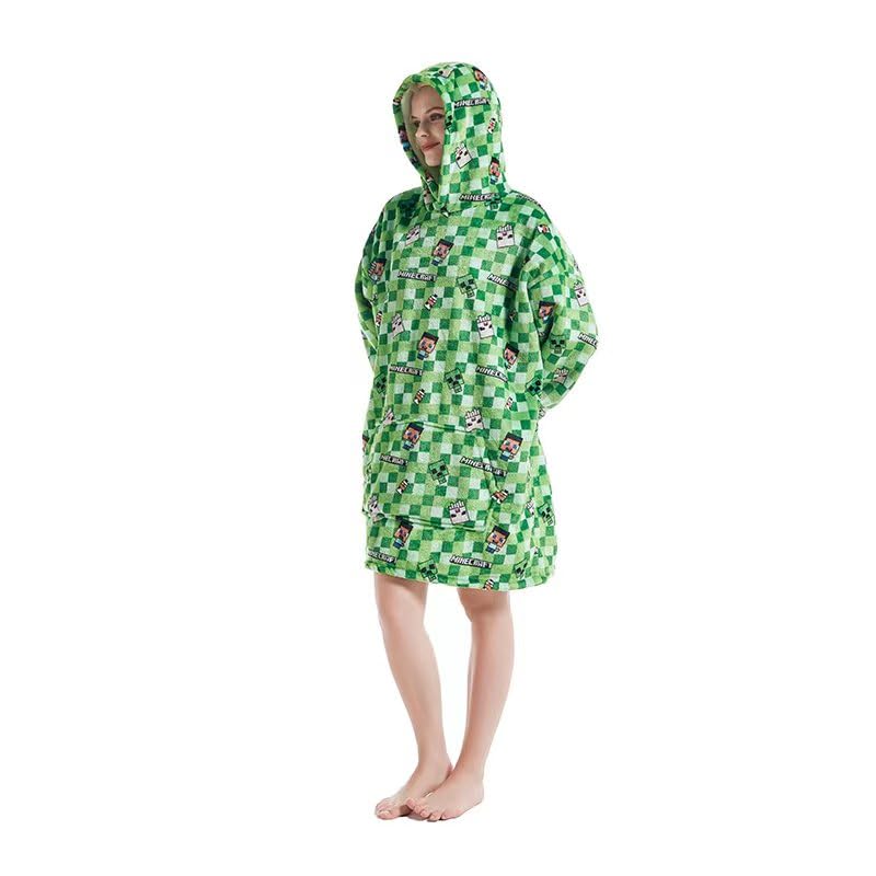 Everglamour Womens Clothing Hooded Blanket Adult Sized Costumes, Blue