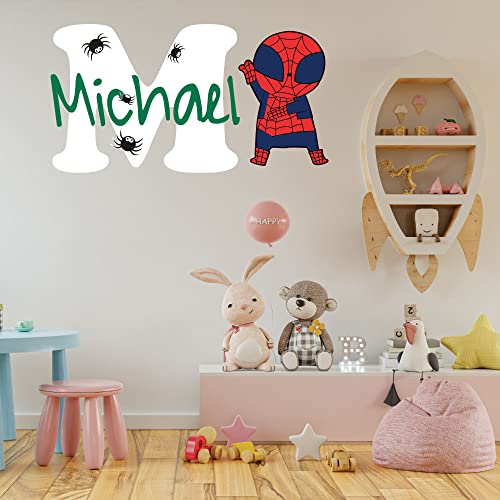Vinilo Decorativo Personalizado Nombre Araña miniatura 4
