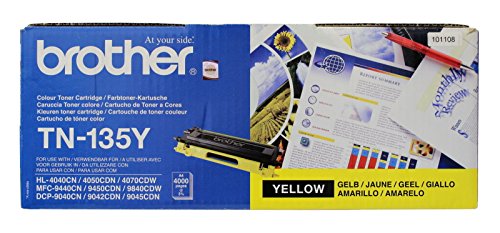 Brother Toner TN-135 TN135 Yellow Gelb 4k (TN135Y)
