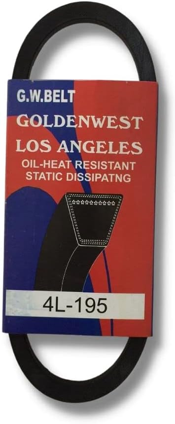 Reel Mower Drive Belt Replacement 1060 (19 1/2" Length) 4L195 Fits Mclane