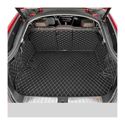 トランク マット オートフルカバートランクマット に適合する アキュラ MDX 7人乗り 2007-2013 車用トランクカバーパッド カーゴライナー ラゲッジカバー(BLK Beige)