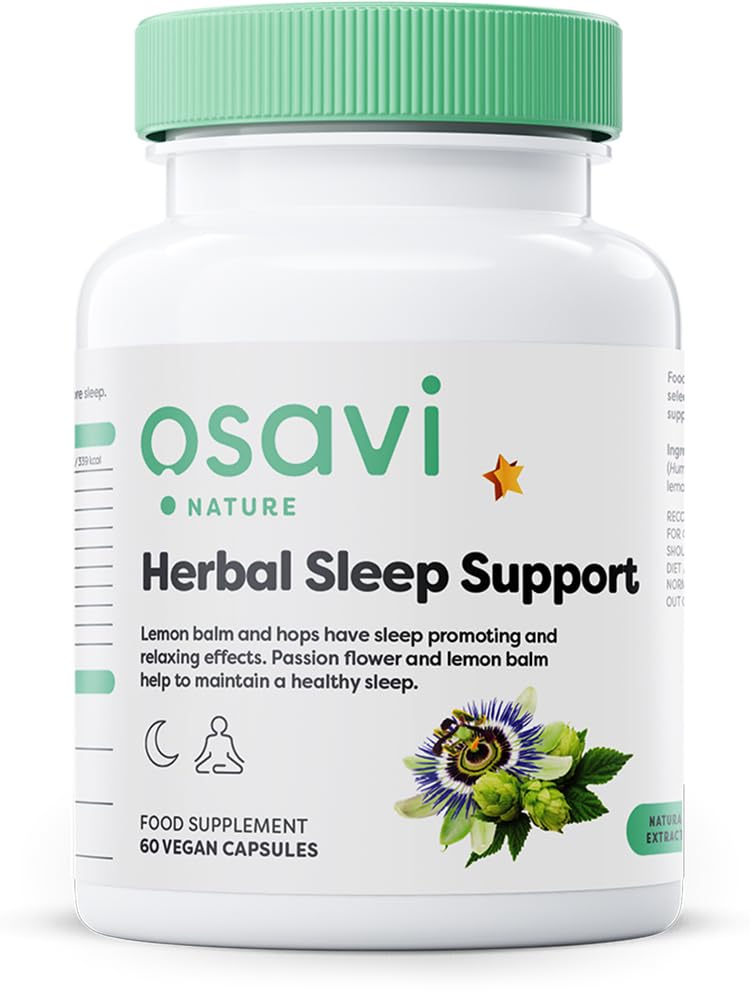 Osavi Herbal Sleep Support (Melatonin Free) - 60 Vegan Caps