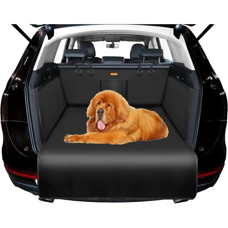 YUANQI Protection Coffre Voiture Chien pour Citroen C4 II Picasso 2016-2018,Housse Pare-Chocs Anti,Rayures,Housse Pare,Chocs avec Latérales,Tapis Imperméable...
