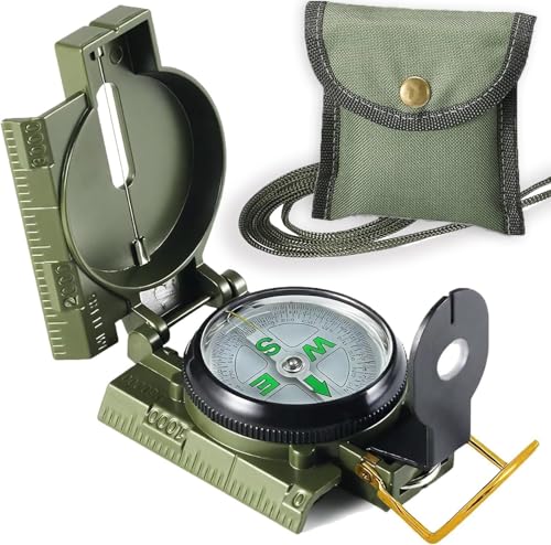 Militär Marschkompass mit Neigungsmesser & Nachtsicht |...