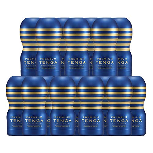 TENGA テンガ PREMIUM オリジナルバキューム・カップ セット ゴールド;ブルー 25本 - 画像1