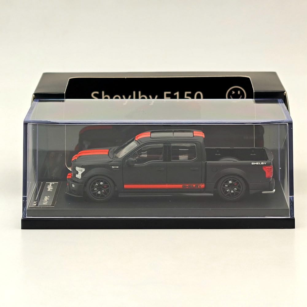 Funny Model 1:64 Shelby F150 Shelby Super Pickup Black Diecast Models Car Limited Collection