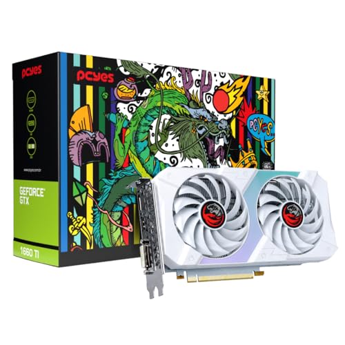 GPU NVIDIA GEFORCE GTX 1660 TI 6GB GDDR6 192BITS BRANCO PCYES PVGTX1660TI6GBBR