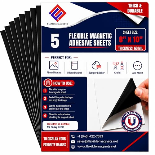 Hojas magnéticas autoadhesivas premium para organizar fotos y crear manualidades personalizadas