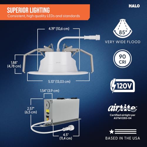 HALO RL Canless LED Recessed Lighting 4 in 5CCT 695/955lm - image 2