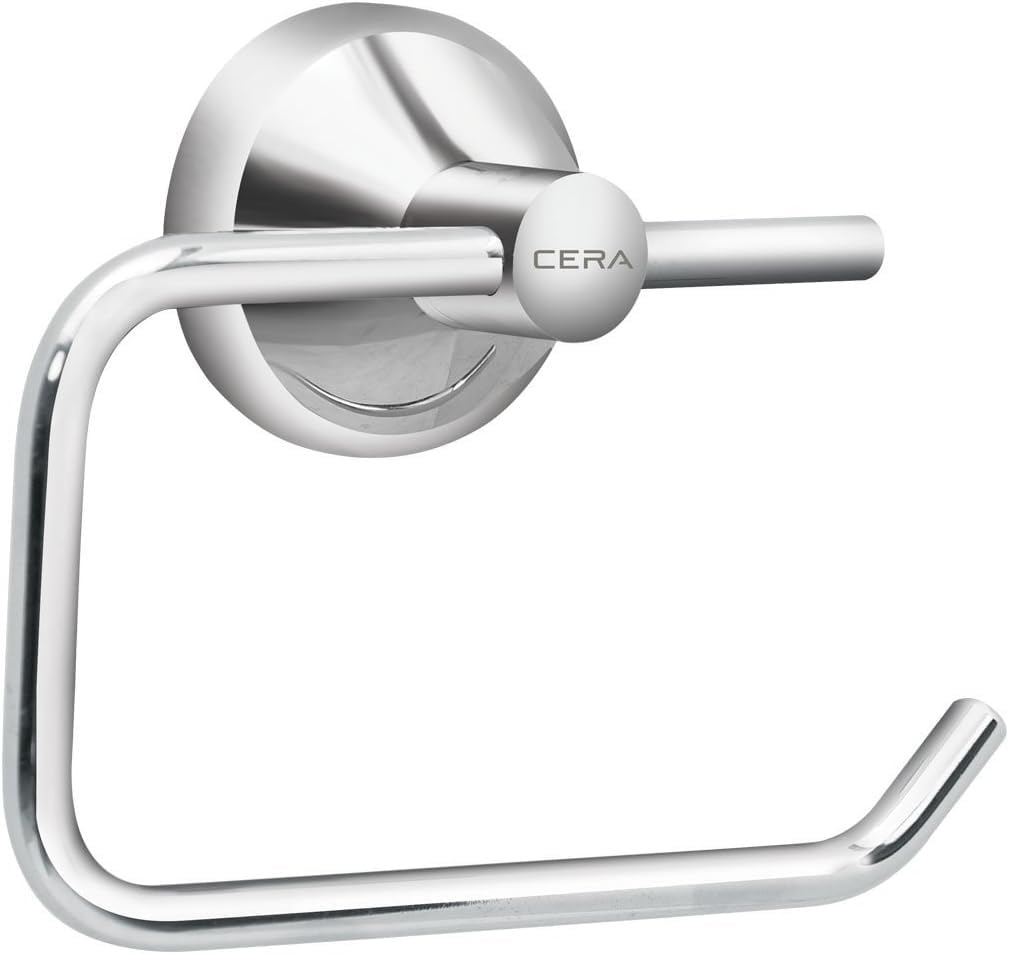 Cera Hera Aluminium Towel Ring (Silver) | Chrome Plating | Modern Bathroom Essential | Wall Mount F5007105-image-11