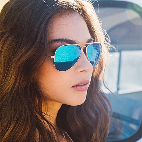 CARFIA Classic Ultra-Lightweight Polarized Sunglasses for Women Men UV Protection Retro Cool Pilot Driving Sun Glasses2