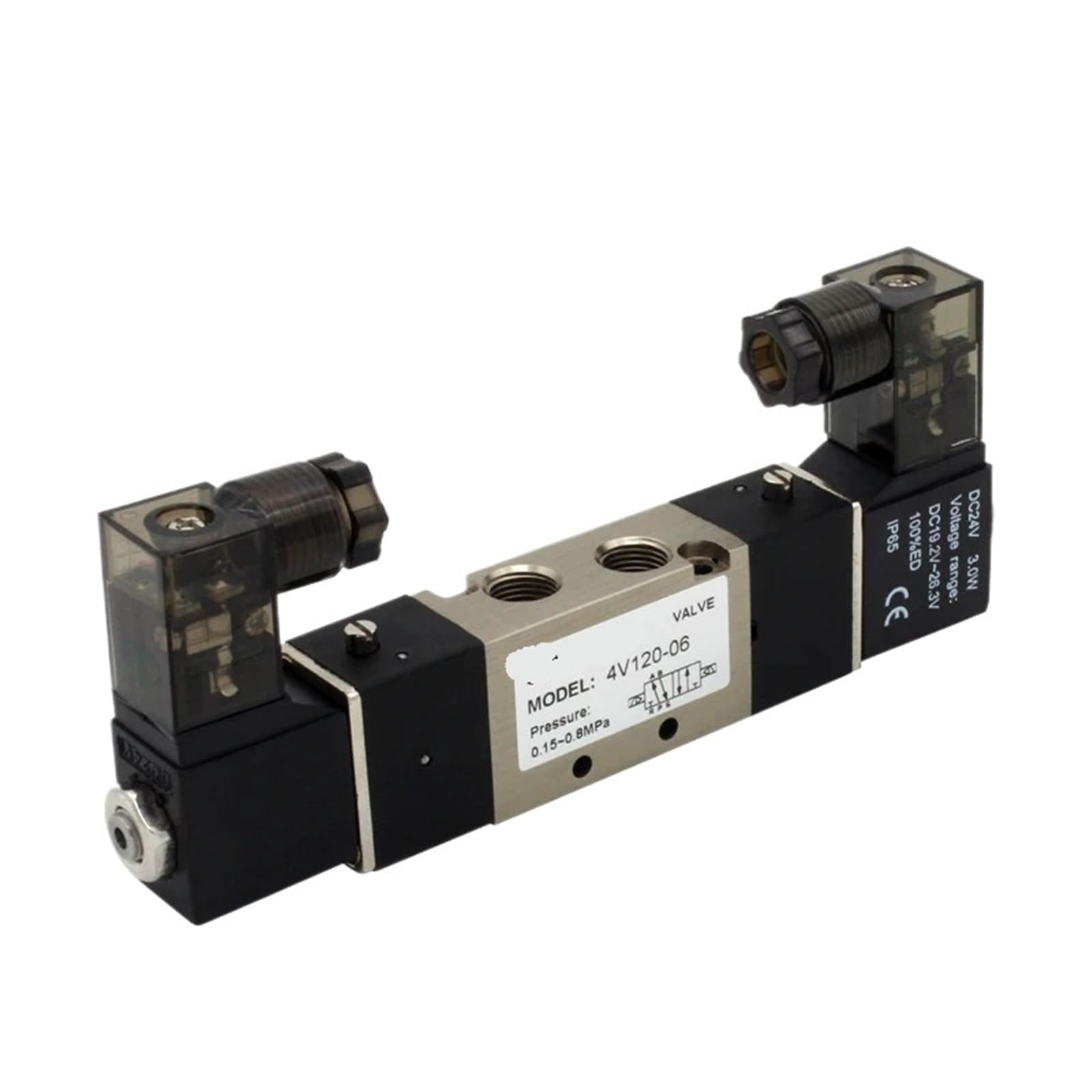Électrovanne pneumatique 4V120-06 AC220V pour automatiser un vérin double effet