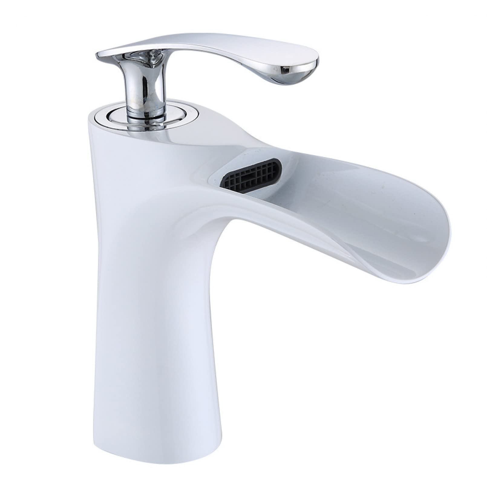 Mélangeur de lavabo rotatif 360 avec réglage chaud-froid pour vasque de bain