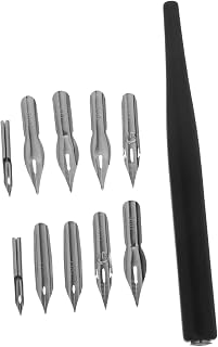 DIYEAH Beginner Calligraphy Kit Replaceable Nibs Pen Sketching Pen Nibs for Writing Drawing and Painting
